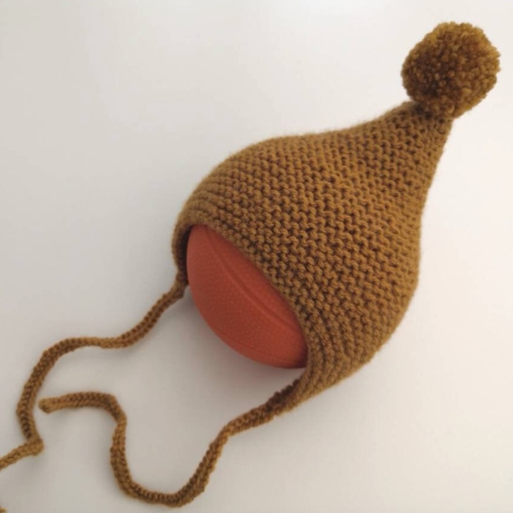 HANDMADE Knit Baby Bonnet